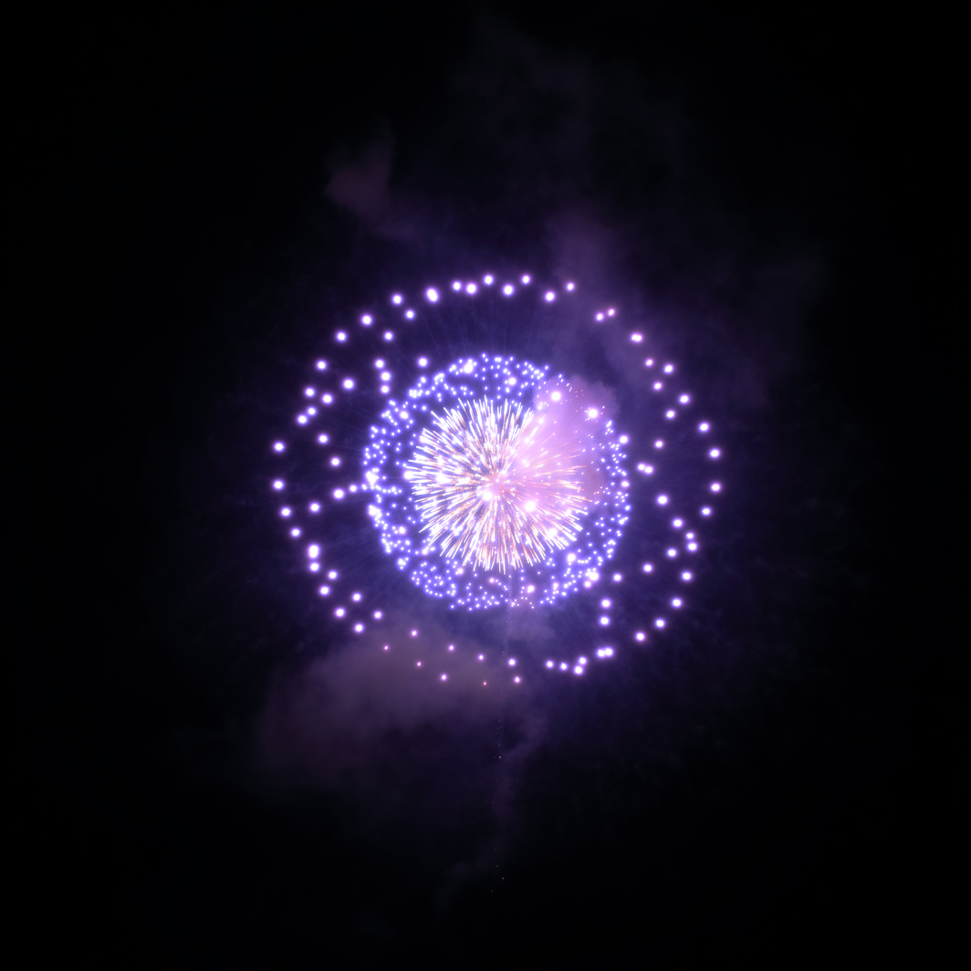 『光のプースカフェスタイル』 響屋大曲煙火(秋田県大仙市)